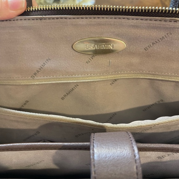 Brahmin Business Tote/ Briefcase NWT, Brown - Picture 2 of 6